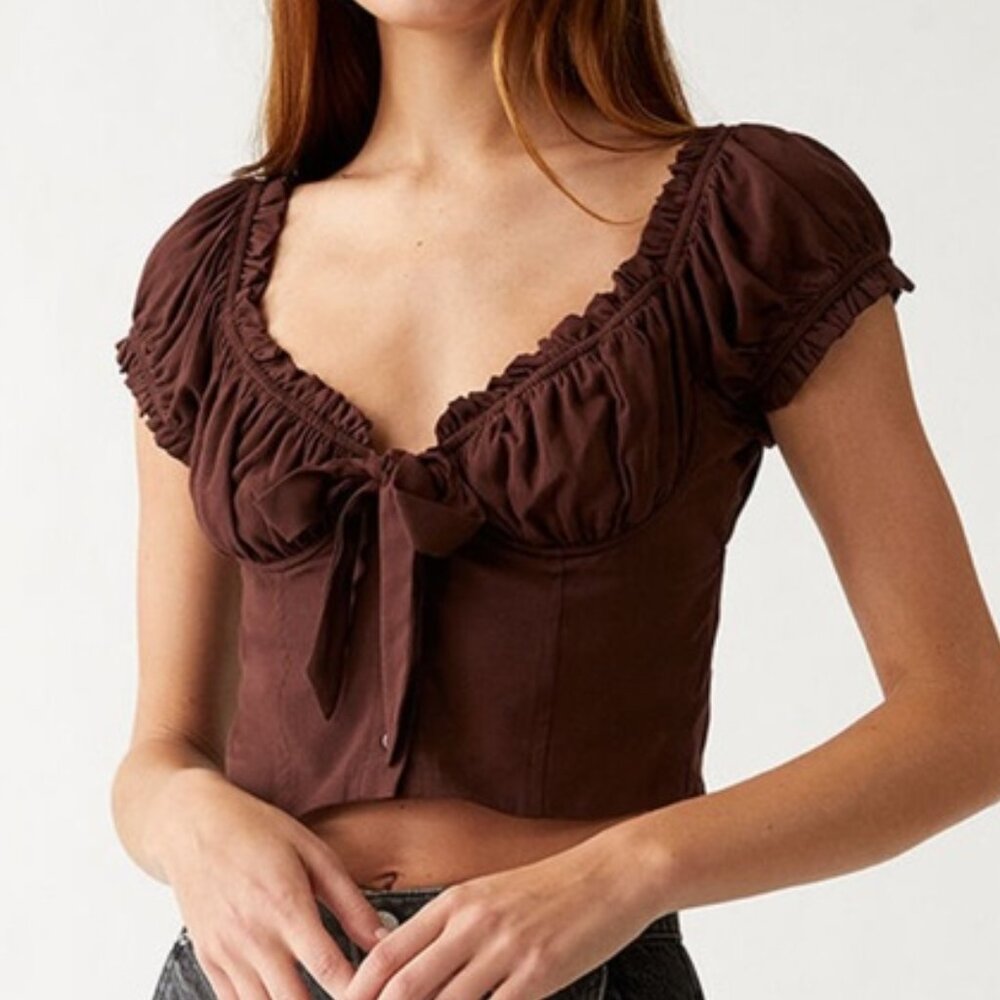 Pacsun Milkmaid Corset Bustier Top